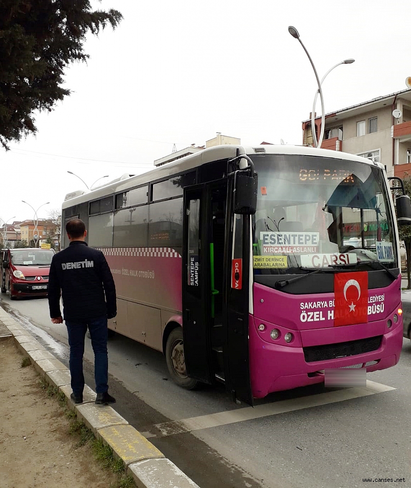 Toplu taşıma araçlarına corona GÜNCEL Sakarya