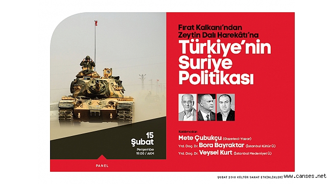 Türkiye’nin Suriye Politikası AKM’de konuşulacak