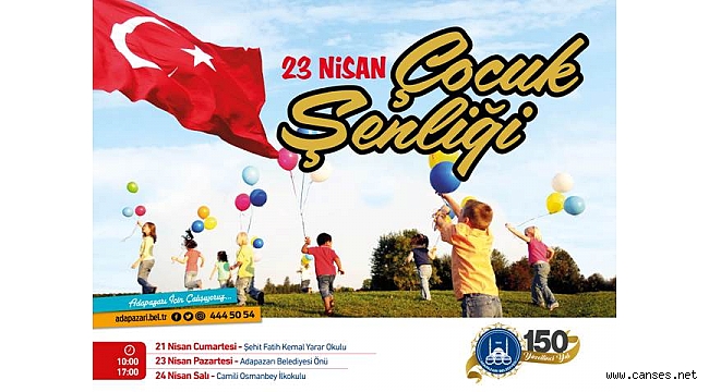 Adapazarı Çocuk Şenliği düzenliyor