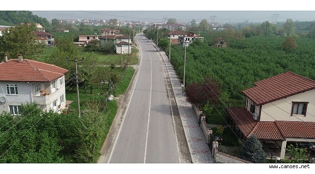 Çağlayan'a 1400 metre Kaldırım Çalışması