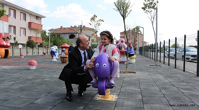 “ Çocuklar bu parkı çok sevecek”