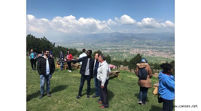 Manzaraya bayıldılar!