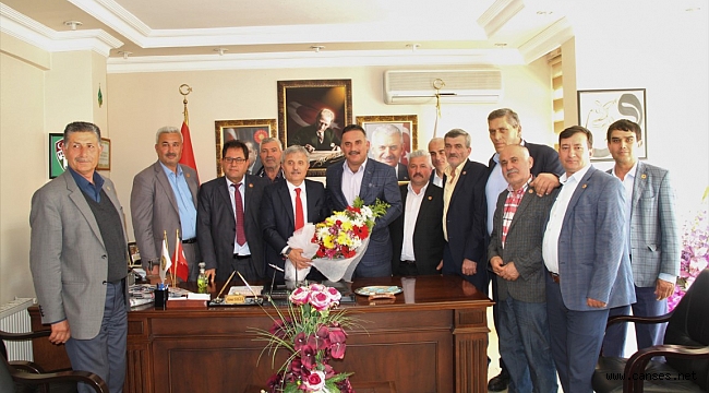 MUHTARLARDAN BAŞKAN SOĞUKA FAKÜLTE TEŞEKKÜR ZİYARETİ
