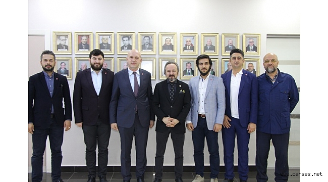 SAADET PARTİSİNDEN BAŞKAN KAZAN’A ZİYARET