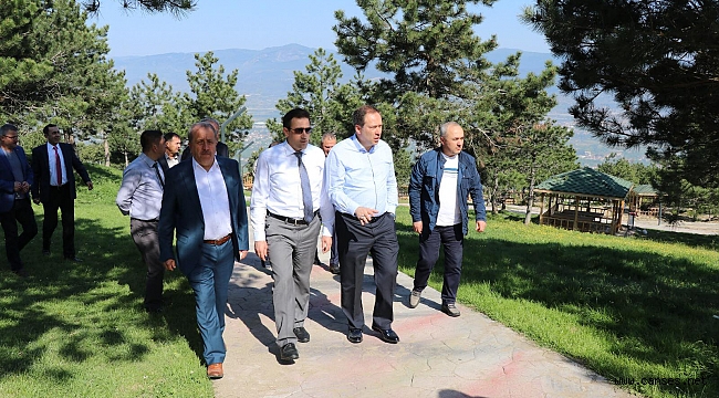 Seyir terası hizmete açıldı
