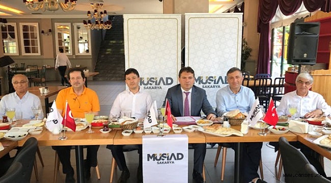 MÜSİAD Sakarya, Serdivan’da üyeleriyle buluştu.