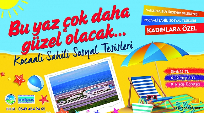 Sahil Park ve Sosyal Tesisler kapılarını açtı