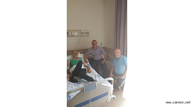 Başkan Yılmazer’den hastalara geçmiş olsun ziyareti