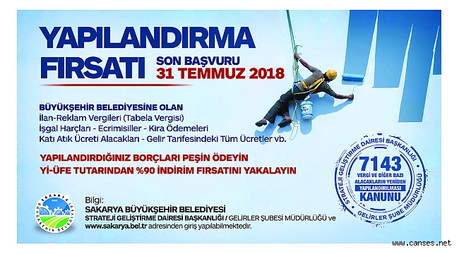 Yapılandırma fırsatından yararlanmak için son günler
