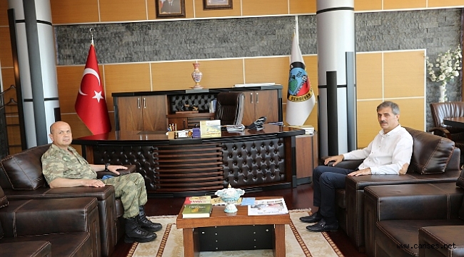 Garnizon Komutanı’ndan Başkan Alemdar’a Veda Ziyareti