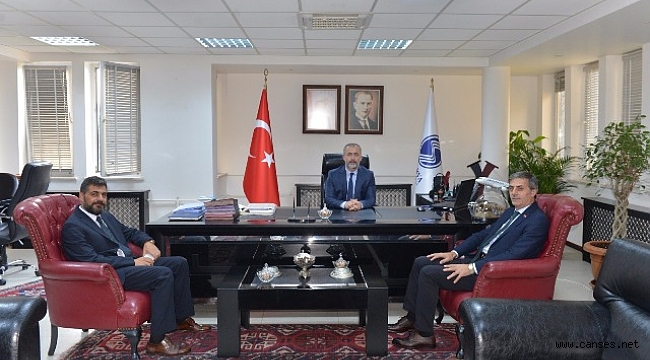 Başkan Alemdar SAÜ Rektör’ü Fatih Savaşan’ı Ziyaret Etti