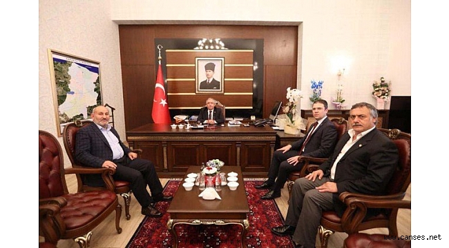 Burhan ve Püsküllü Vali’yi ziyaret etti