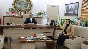  ÇİĞDEM ERDOĞAN ATABEK’DEN ABDURRAHİM BURAK’A TEBRİK ZİYARETİ