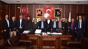 “Muhtarlardan Başkan İspiroğlu’na Ziyaret”