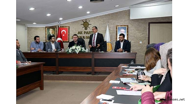 RIDVAN ÖZÜM, AK GENÇLERLE BULUŞTU