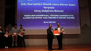 SAÜ Öğrencisi Akcan’a TÜBİTAK’tan Ödül