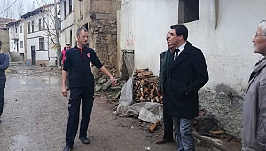 TARAKLI KAYMAKAMI OKAN DAĞLI YANGIN YERİNDE İNCELEMELERDE BULUNDU