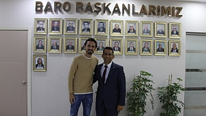 TUNCAY ŞANLI'DAN BARO BAŞKANI AV. ABDURRAHİM BURAK'A ZİYARET