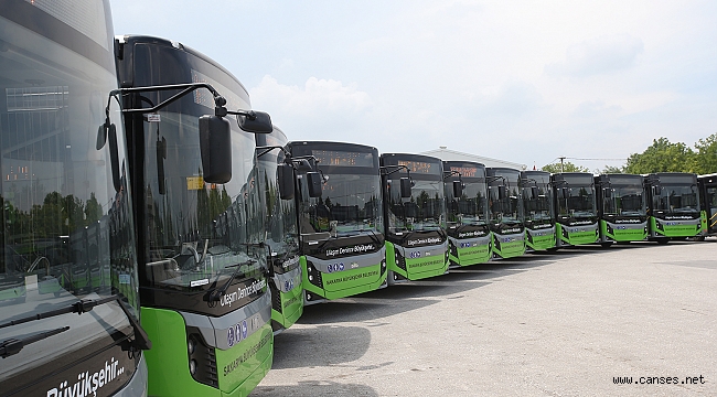 Yeni otobüs filosu seferlere başladı