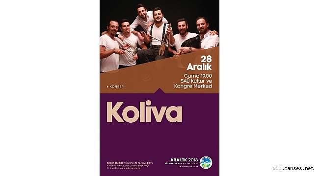 2018 etkinlikleri Koliva konseriyle sonlanacak