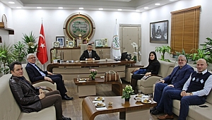 MUSTAFA AK’DAN BARO BAŞKANI AV. ABDURRAHİM BURAK’A TEBRİK ZİYARETİ 