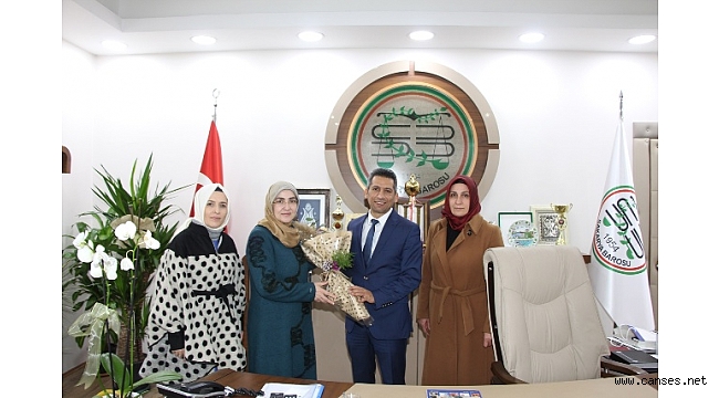 NADİRE ZEHRA HATİPOĞLU’NDAN BARO BAŞKANI AV. ABDURRAHİM BURAK’A TEBRİK ZİYARETİ