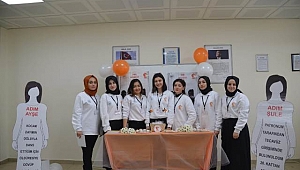 ÖĞRENCİLER KADINA ŞİDDETE DUR DEDİ