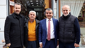 Özüm esnaf ve eşraf ziyaretlerini sürdürüyor