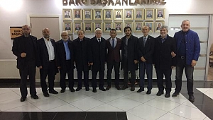 SAADET PARTİSİNDEN BARO BAŞKANI AV. ABDURRAHİM BURAK’A ZİYARET