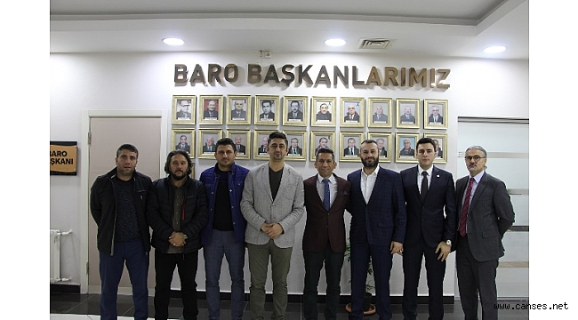 SAKARYA HEMŞİNLİLER DERNEĞİNDEN BARO BAŞKANINA HAYIRLI OLSUN ZİYARETİ