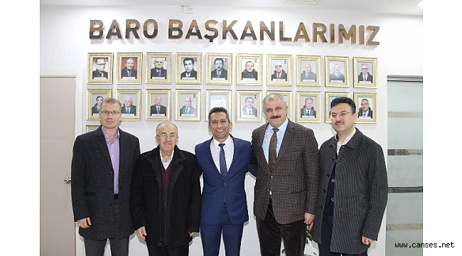 SAKARYA KÜLTÜR VE EĞİTİM VAKFI’NDAN BARO BAŞKANI AV. ABDURRAHİM BURAK’A ZİYARET