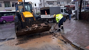 SASKİ ekipleri yoğun yağışlara karşı sahada