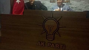 Yusuf UYGUR Ak parti ilçe başkanlığı haftalık yönetim kurulu toplantısına katıldı