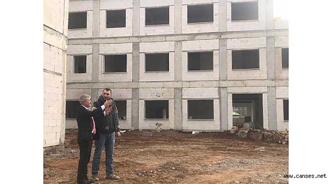 HASTANE İNŞAATI HIZLA DEVAM EDİYOR