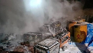 Maddi hasarlı yangın