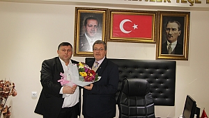 Muhtar Adayı Tan’dan İlçe Başkanı Doğrusever'e ziyaret