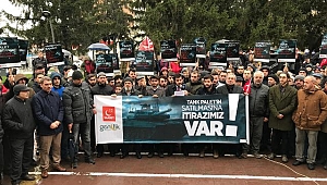 SAADET PARTİSİ TANK PALETİN YANINDA