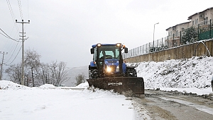  Sapanca’da Kar Küreme Çalışmaları