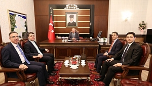 YARGI MENSUPLARINDAN VALİ NAYİR'E ZİYARET