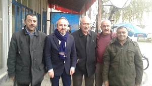 ZAFER KAZAN KAHVEHANE ZİYARETİNDE