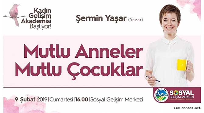 Akademide ilk ders ‘Mutlu Anneler Mutlu Çocuklar’