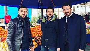 Cumhur İttifakı’nın MHP Taraklı Belediye Başkan Adayı Pilavcı Pazar Yerini Gezdi