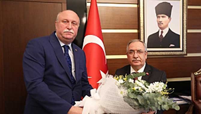 İLÇE ZİRAAT ODALARI BAŞKANLARI VALİ NAYİR'İ ZİYARET ETTİ