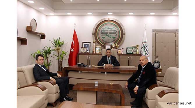 Kaymakam’dan Başkan Burak’a ziyaret