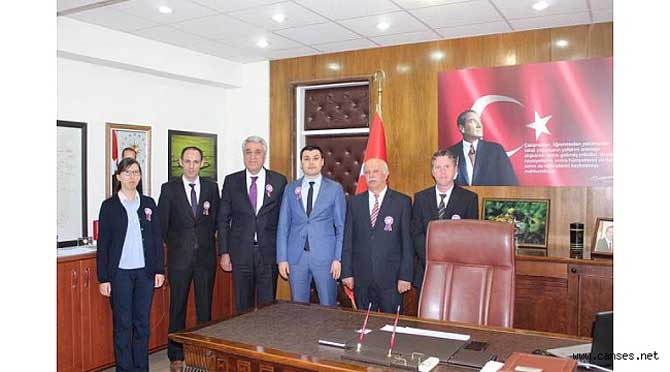 Maliyecilerden Kaymakam Okan Dağlı’ya Ziyaret