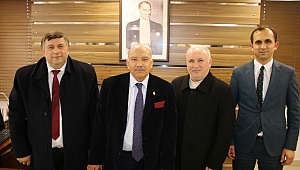 Ömer Tan; Kaymakam Karabulut'u Ziyaret Etti