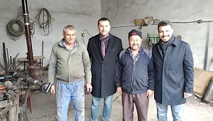 Pilavcı Sanayi Sitesinde Esnafları Ziyaret Etti