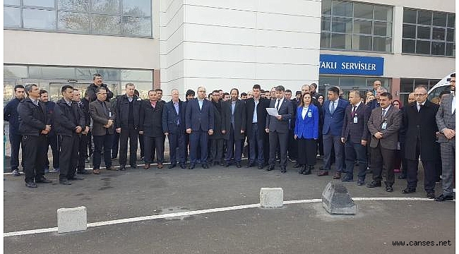 Sağlık çalışanlarına uygulanan şiddete karşı basın açıklaması
