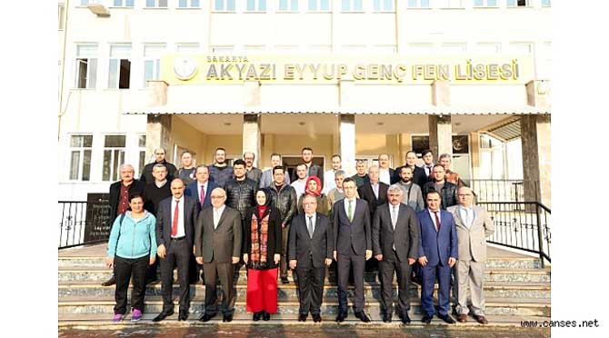 VALİ NAYİR’DEN AKYAZI EYYUP GENÇ FEN LİSESİNE ZİYARET