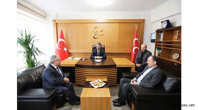VALİ NAYİR’DEN MHP İL TEŞKİLATINA İADE-İ ZİYARET